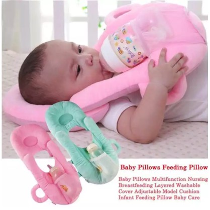 baby self feeding pillow