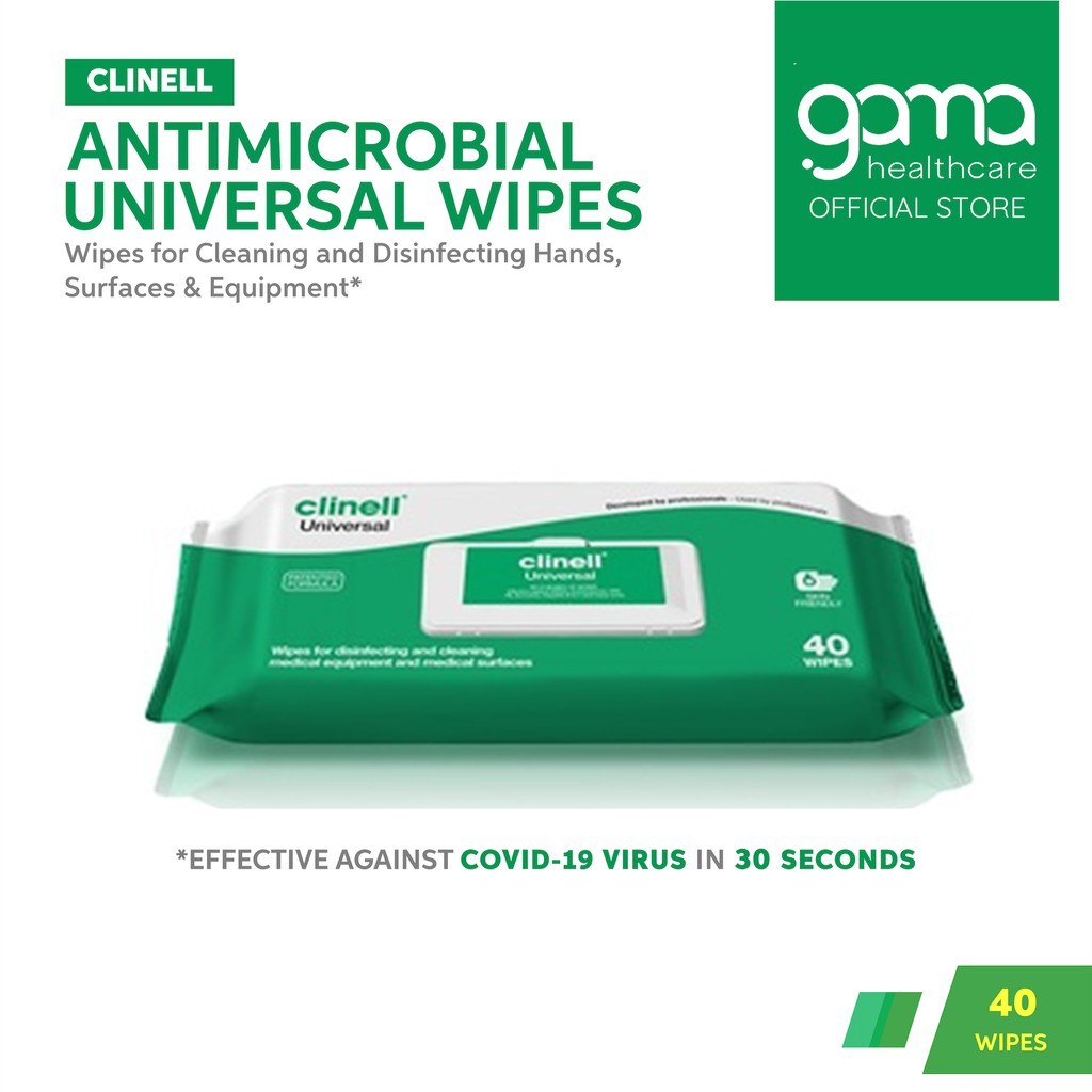 Clinell Universelle Sanitising Wipes 40 