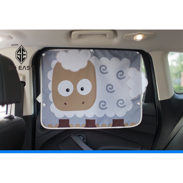 Sunshade For Car Windows, 3Layer Car Windows By Vacuum Inhaler, Cute