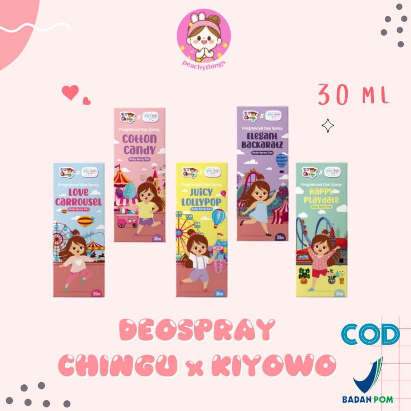 Deo SPRAY CHINGU X YEPPUYEPPU BY KIYOWO FRAGRANCE 30ml Shopee Philippines
