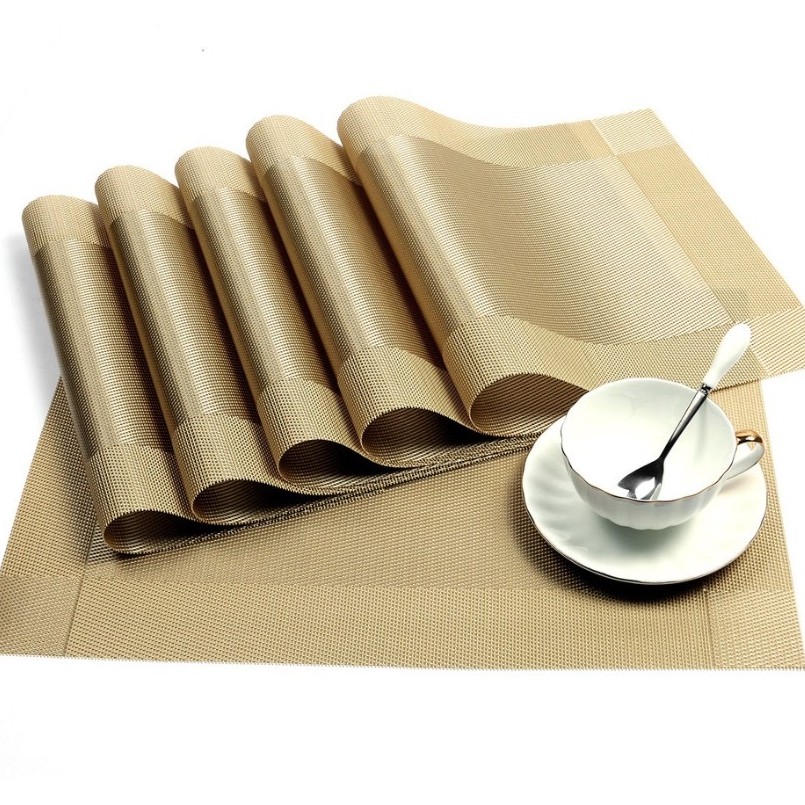 Heatresistant Placemats Stain Resistant Antiskid Washable Pvc Table