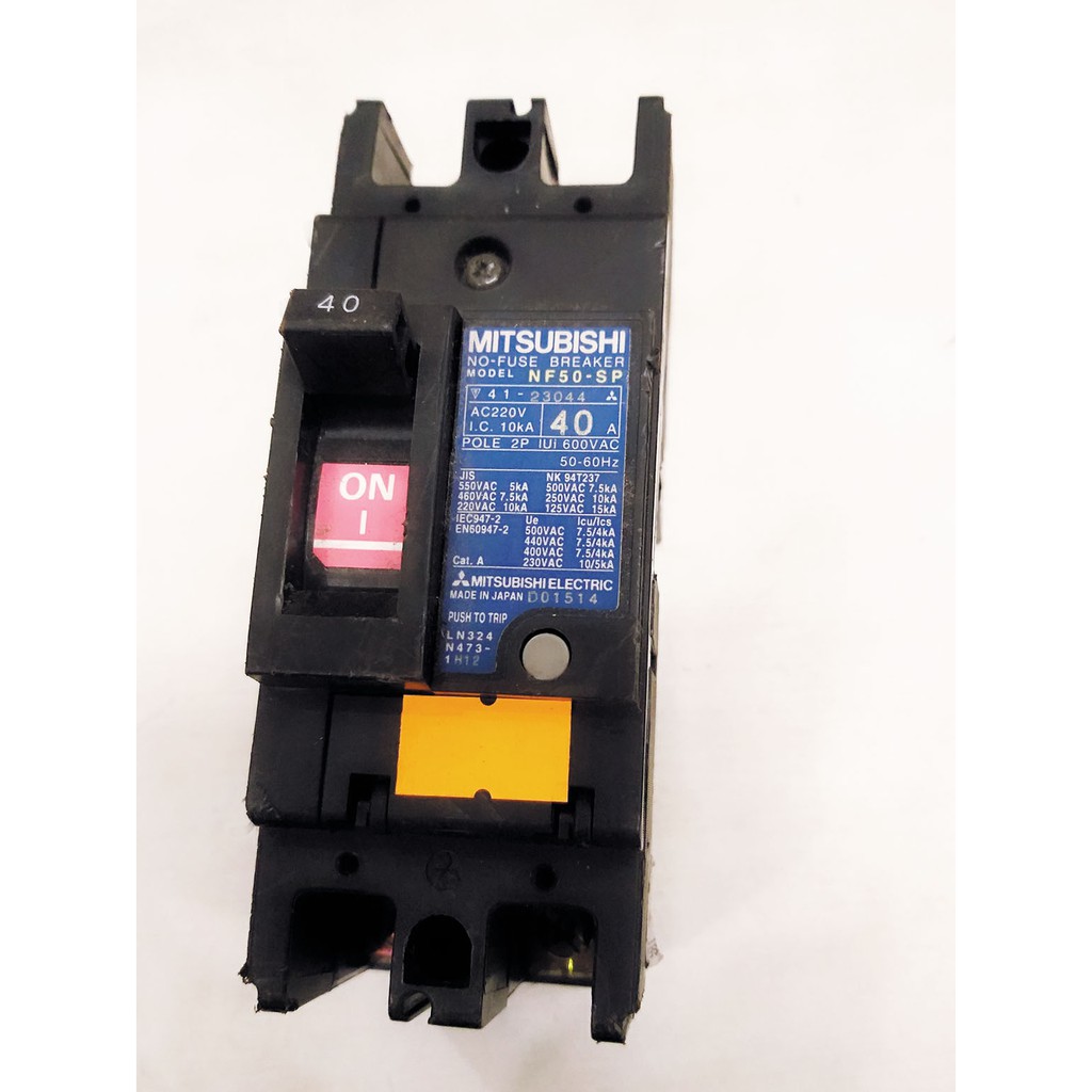 Mitsubishi 40 Amperes circuit breaker 40a NF50SP from Japan Shopee