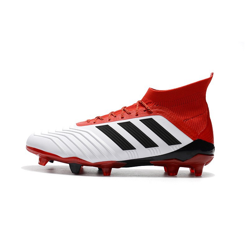 adidas Predator 18.1 FG whtie red mesh mens high sport soccer football  shoe39-45 | Shopee Philippines