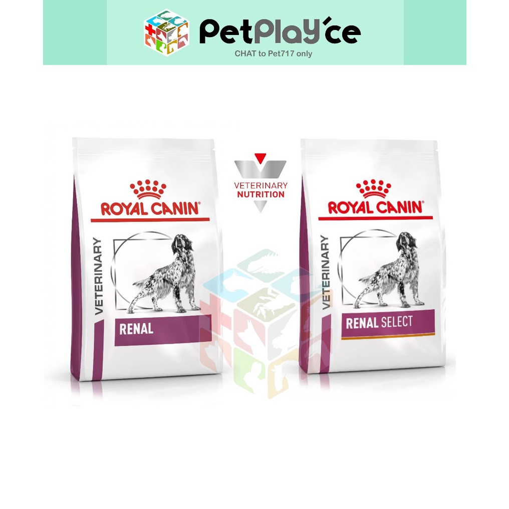Royal Canin RENAL & RENAL SELECT for Dog Canine 2kg Dry ORIGINAL PACK ...