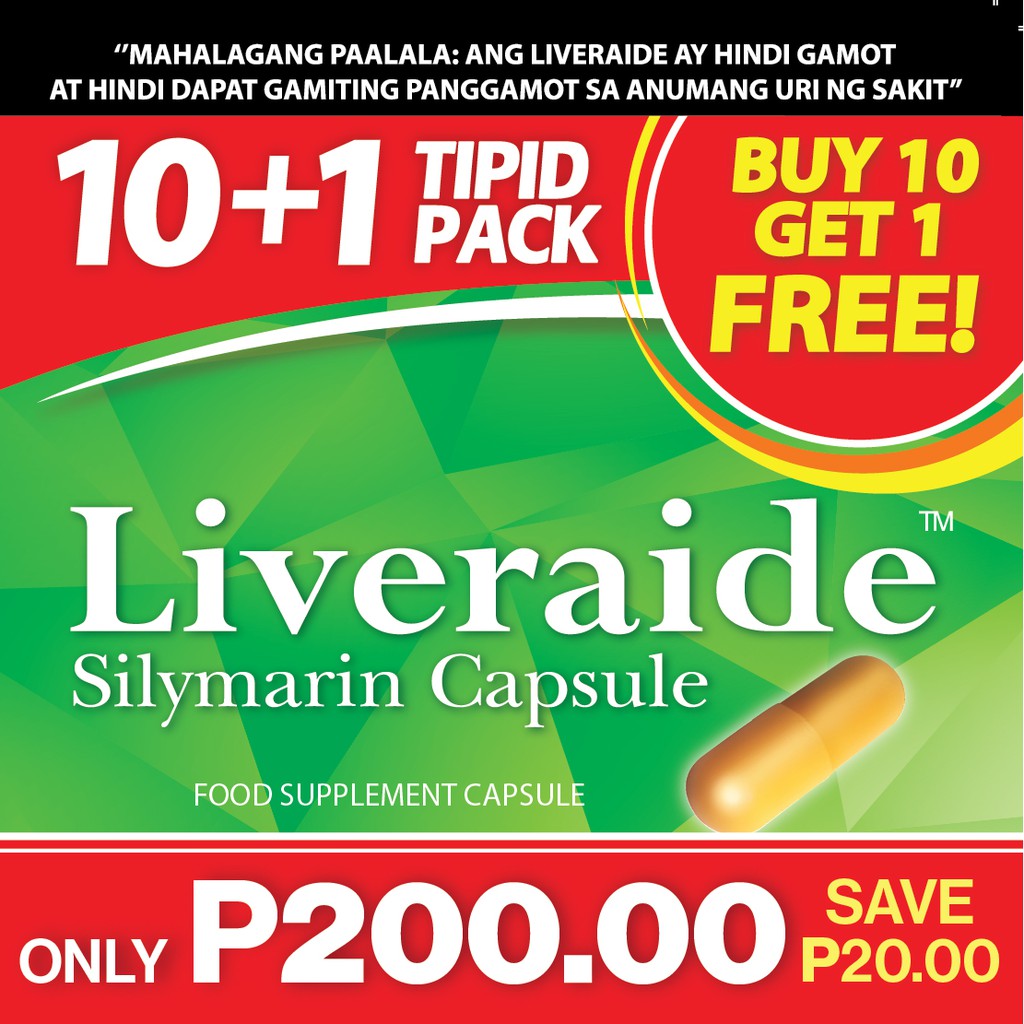 Liveraide Capsule 101 Promo Pack Shopee Philippines