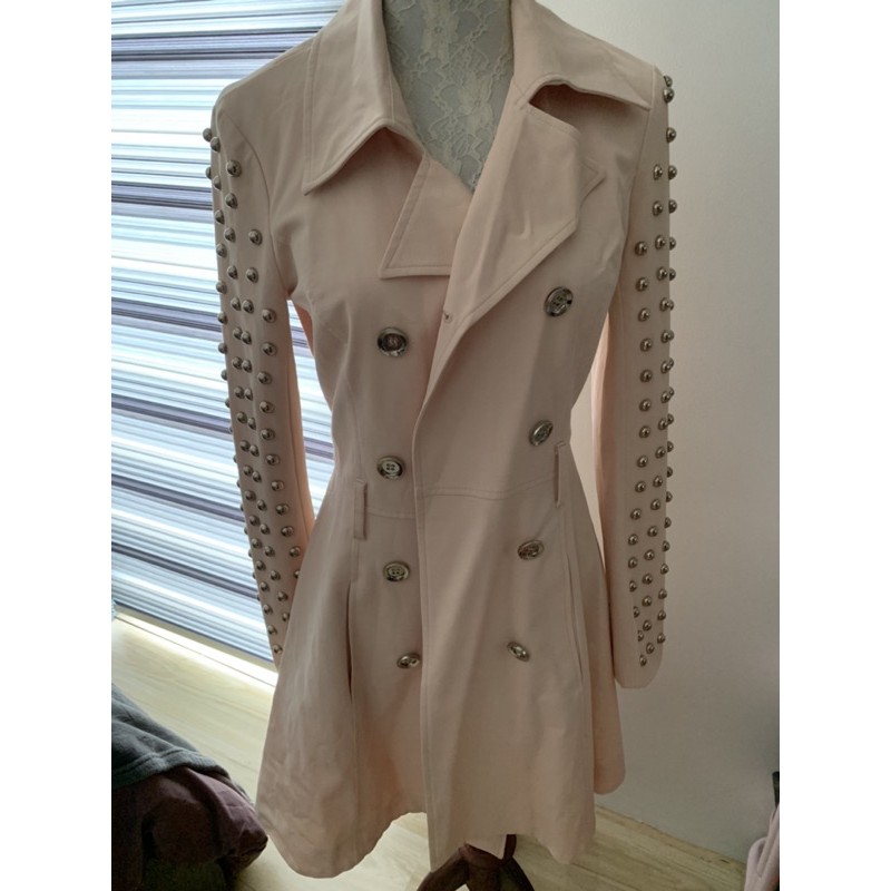 Bebe Studded Trench Coat As Seen On Karen Gillan Shopee Philippines