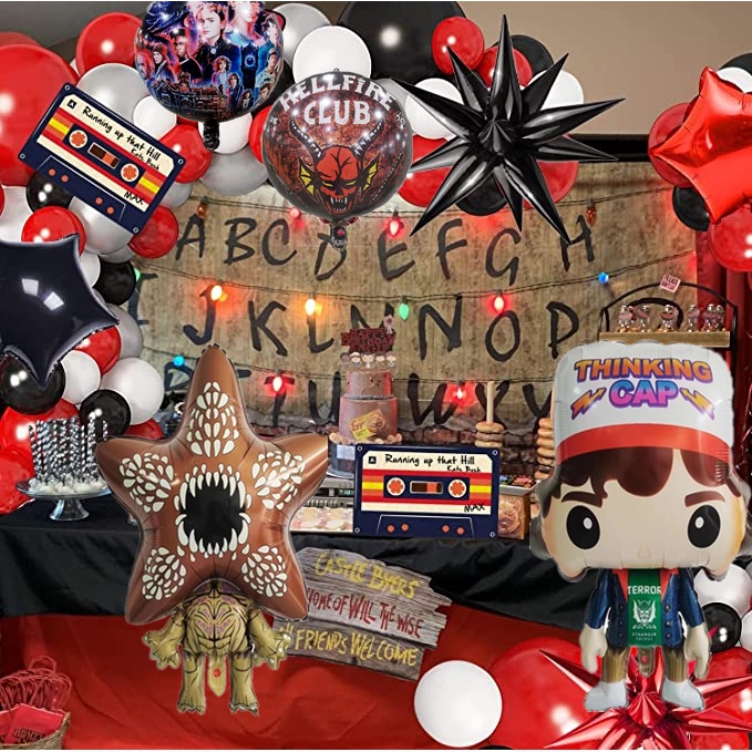 Stranger Things Birthday Party Decoration Stranger Things Foil Balloon Halloween Party Supplies #2
