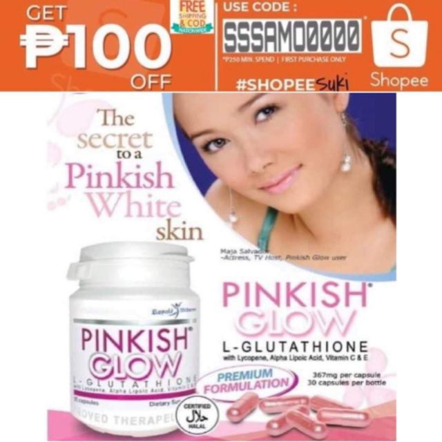 royale pinkish glow glutathione