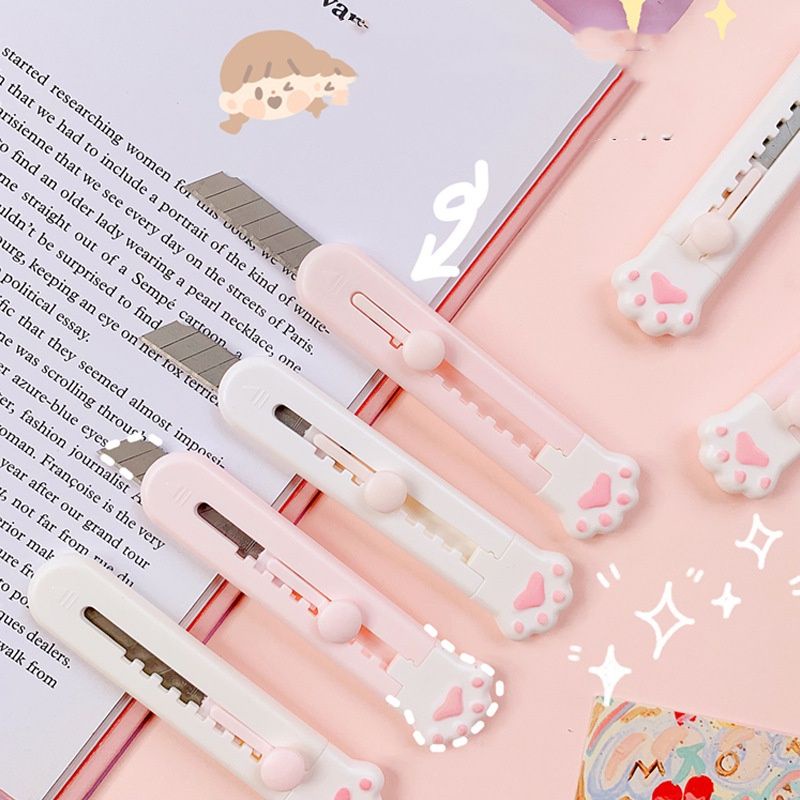 Cat Mini Cutter Knife Parcel Cat Claw Knife Art Cutter Office School