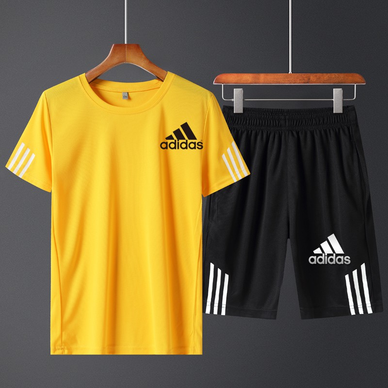 mens adidas shorts and shirt set