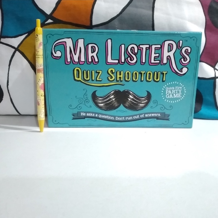 (PreLoved) MR Lister's Quiz Shootout Shopee Philippines