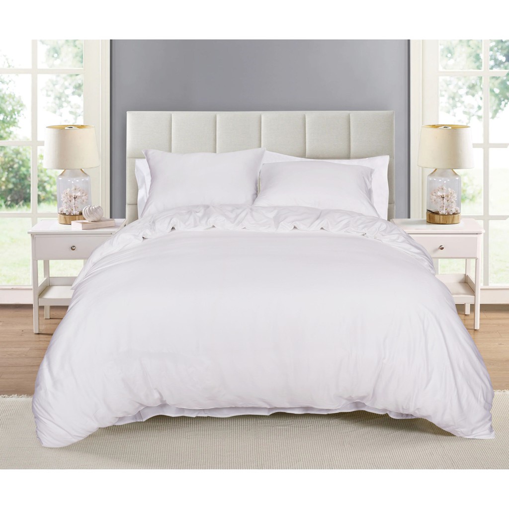 Hilata 100 Bamboo Bedding Set 4 pieces (1 Flat sheet, 1 Fitted sheet