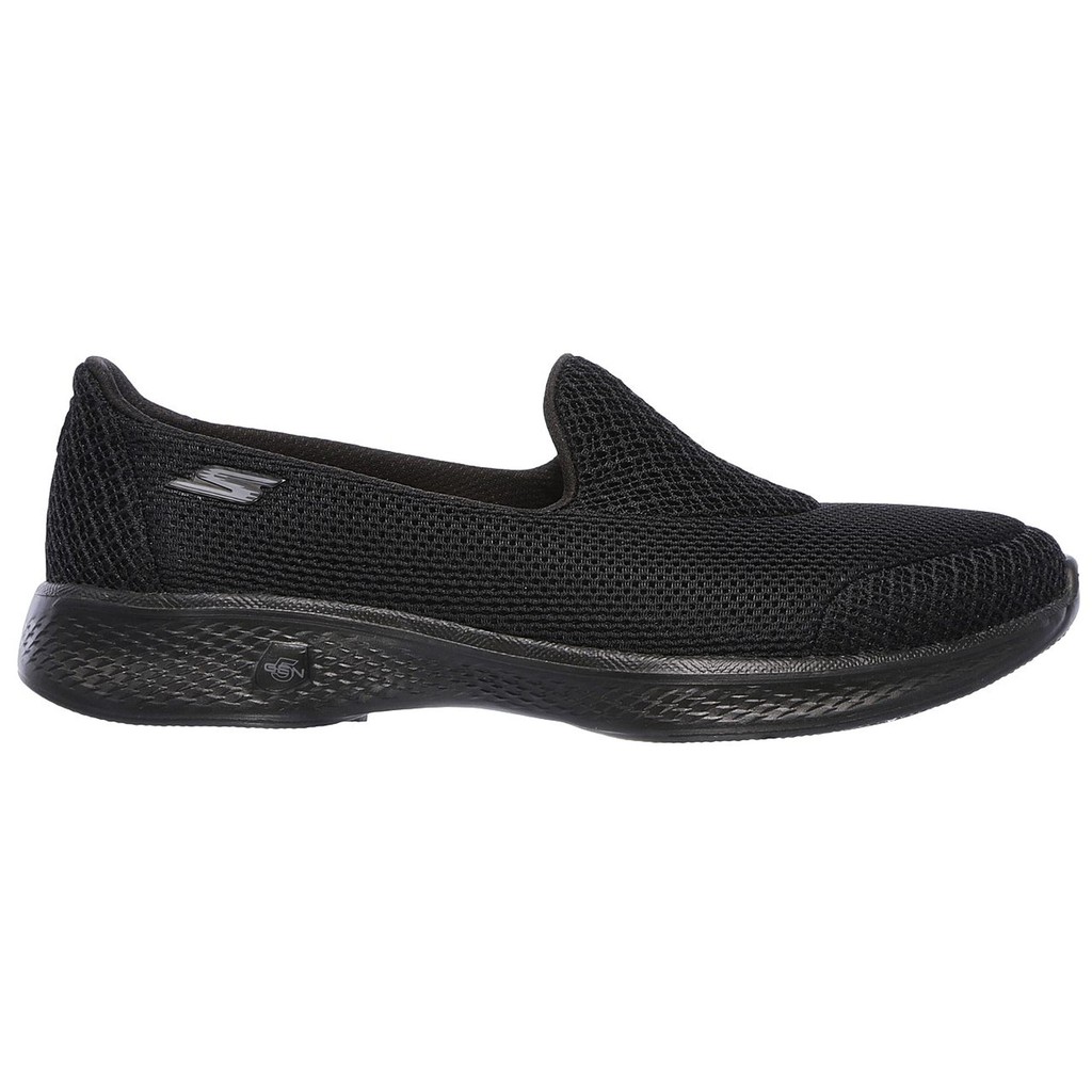 skechers black walking shoes