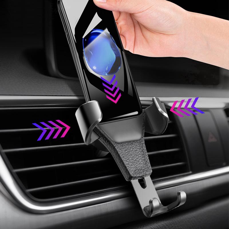 Car Phone Holder In Car Air Vent Clip Mount Mobile Stand Car Kit