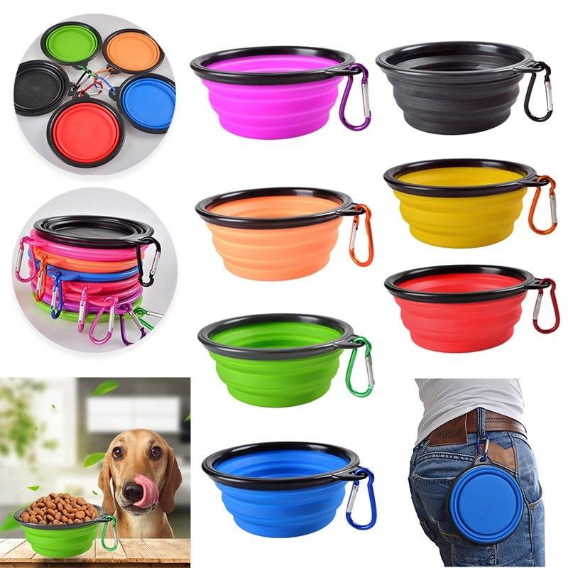 Portable Dog Water Bowl >> Silicone Collapsible Travel Silicone Portable Pet Food Dog Water Bowl Colorful Portable Dog Water Bowl >> Silicone Collapsible Travel Silicone Portable Pet Food Dog Water Bowl Colorful