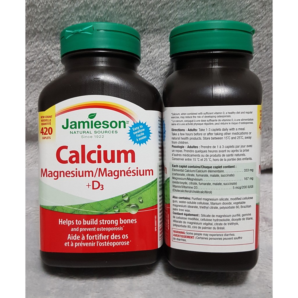 JAMIESON Calcium Magnesium + D3 (420pcs) | Shopee Philippines