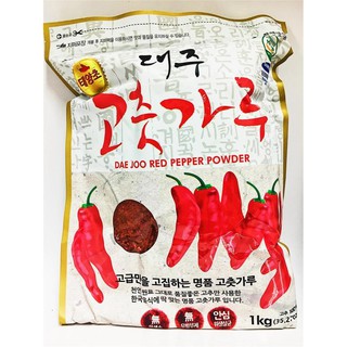 Daejoo Korean Red Chili Powder 1Kg Gochugaru Used For Kimchi (Dae Joo)