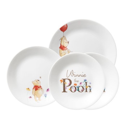 ★Daltty★ [Corelle] Winnie the Pooh Bowl & Plate & Dish Set | Shopee ...