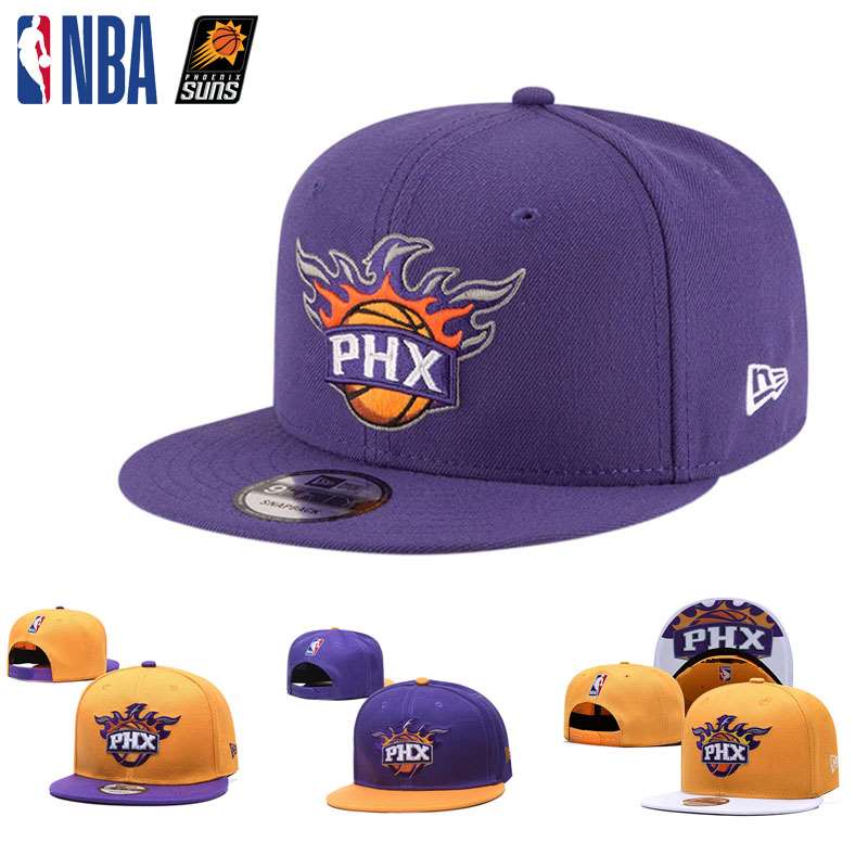 2022 NBA Playoffs Phoenix Suns Team High Hip Hop Cap Flat Brim Hats ...