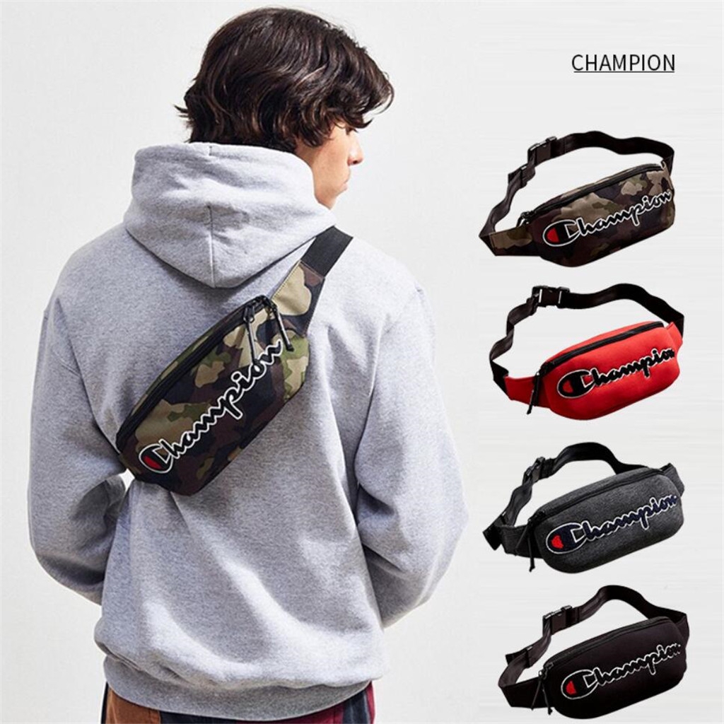 champion big logo waist bag