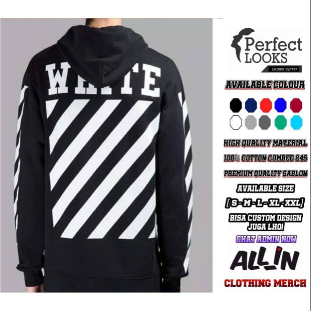 off white jumper hoodie