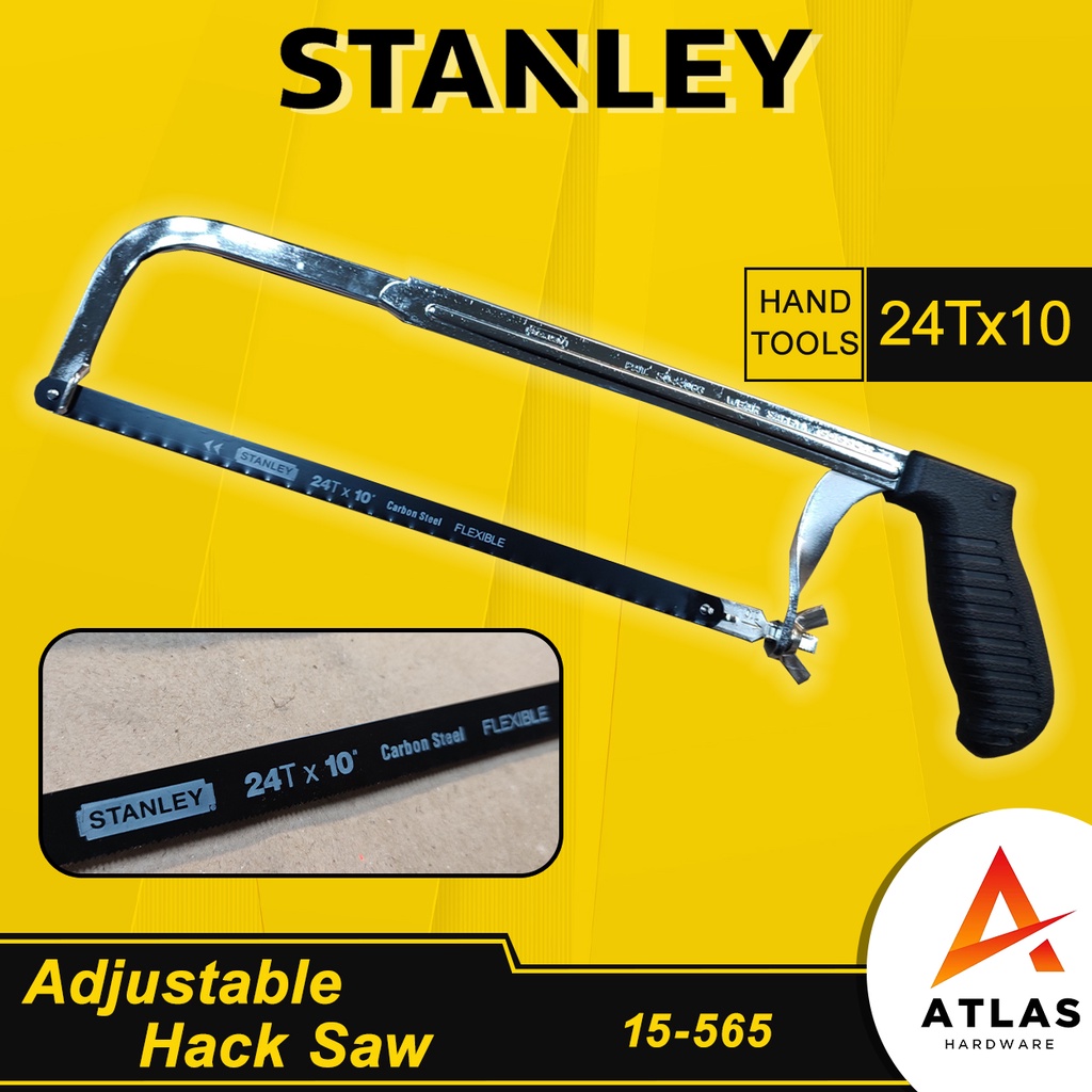 Stanley Hack Saw Adjustable Frame 15565 (24Tx10") Shopee Philippines