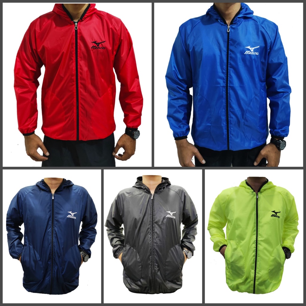 Mizuno Parachute Sports/Bike/Running Sauna Jacket Shopee Philippines