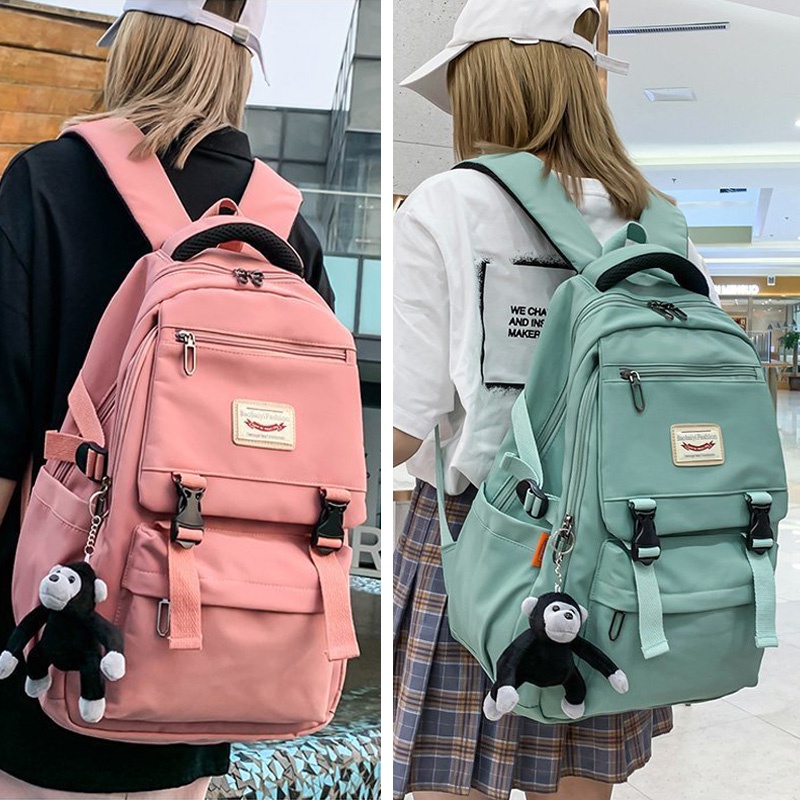 Fashion Women Backpack Large Capacity School Bag For Girls Waterproof ...