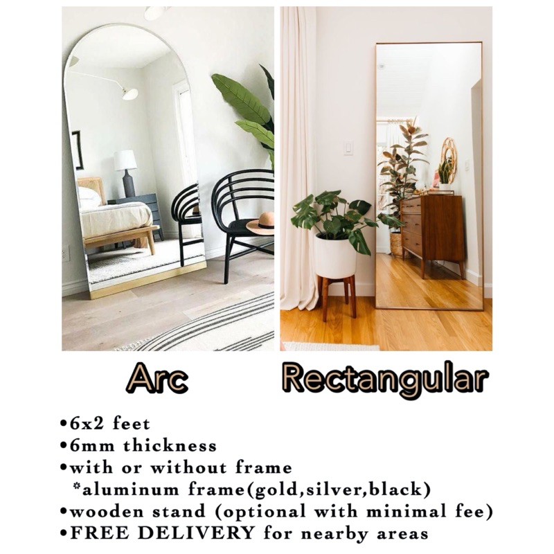 Download FRAMELESS or with frame AESTHETIC FULL / WHOLEBODY MIRROR ...