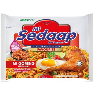 Mi Sedaap Mi Goreng Asli (Original) Instant Noodles 91g | Shopee ...