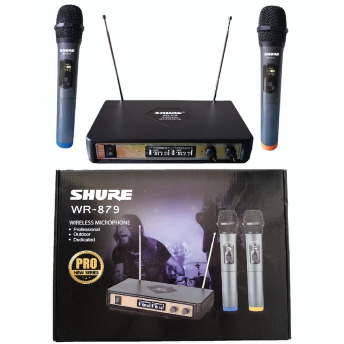 Wr 879 Double Wireless shure Mic Shopee Philippines