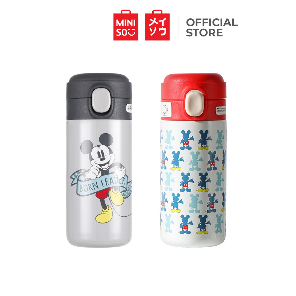 Miniso Mickey Mouse Collection Insulation Bottle with Spring Lid 330ml Shopee Philippines