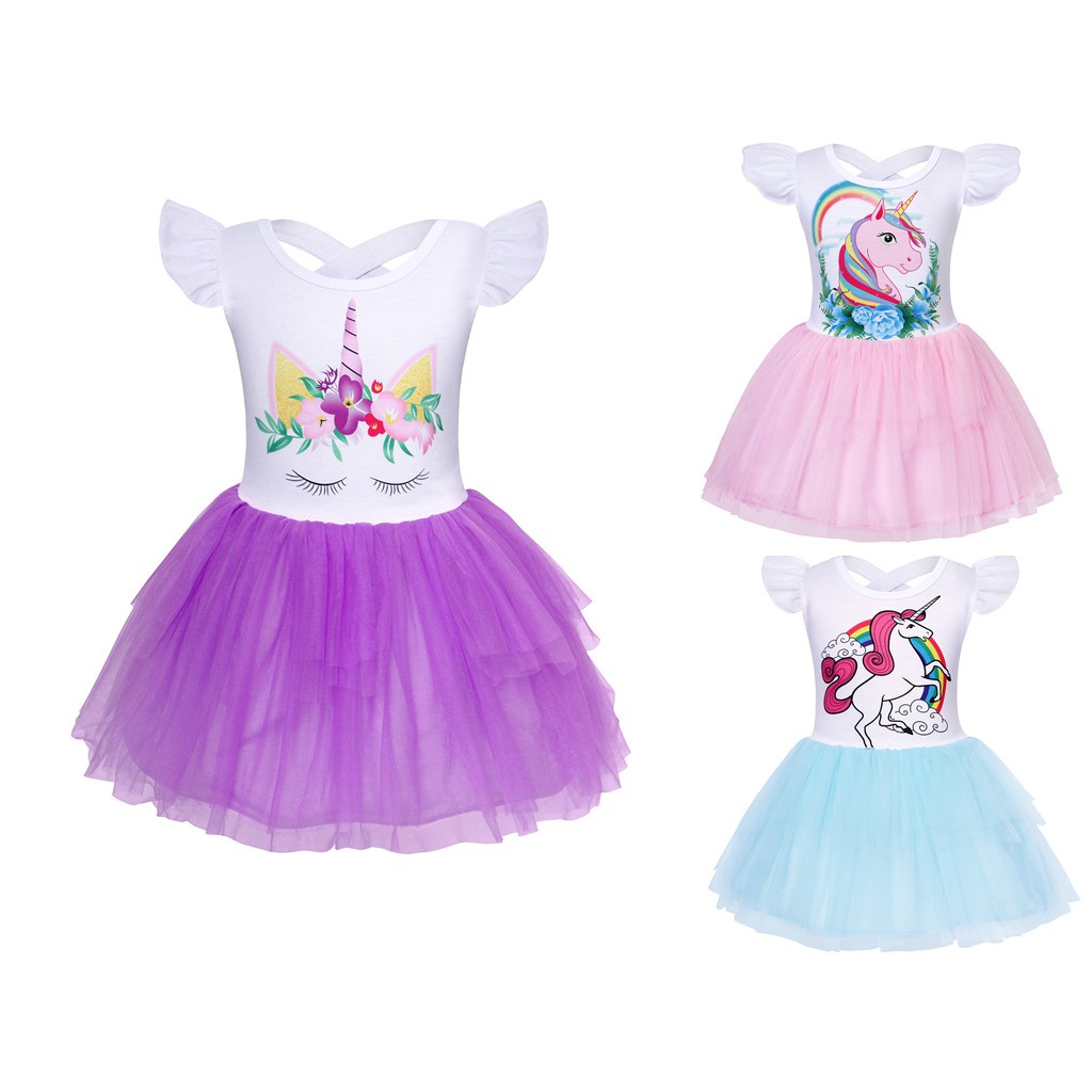 unicorn puffy dress