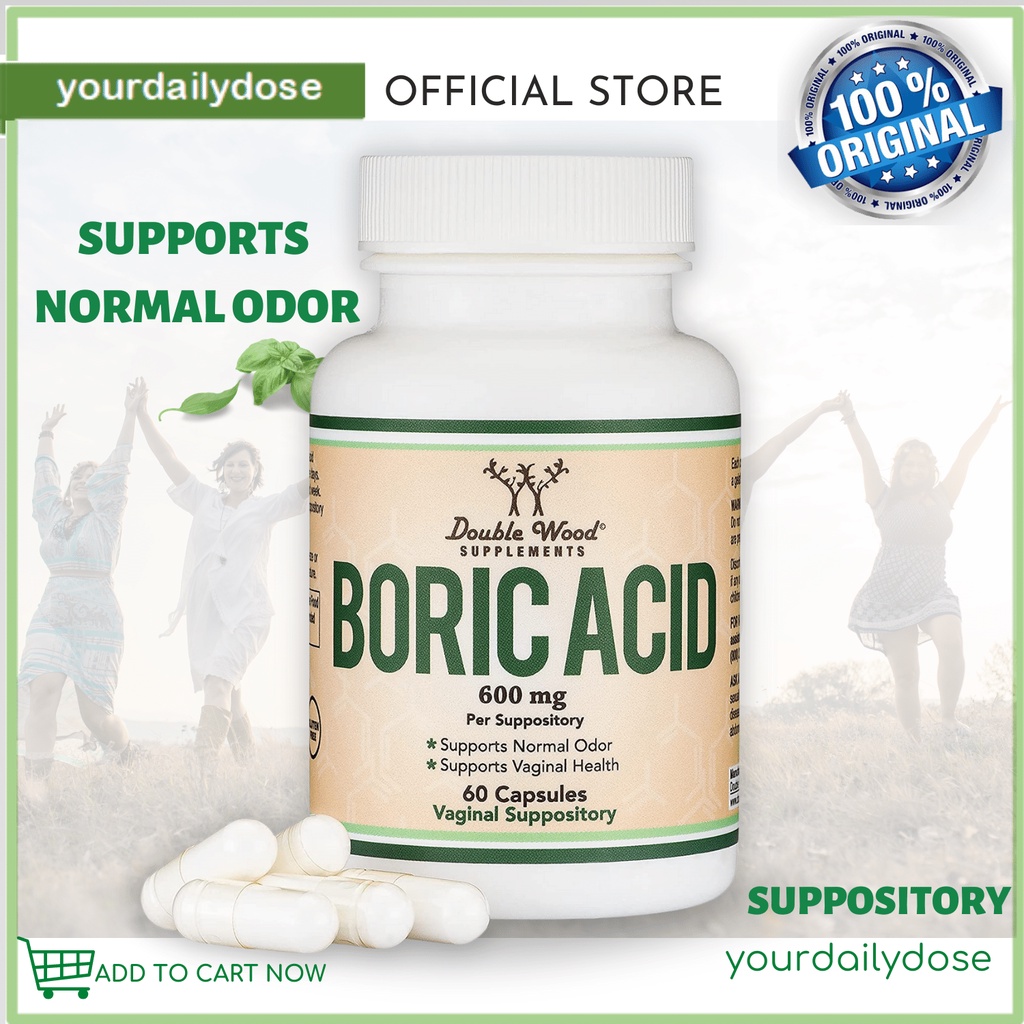 Boric Acid 600mg Vaginal Suppository 60 Count Shopee Philippines   1adad918ad1c1eeef707490c75f8cf07