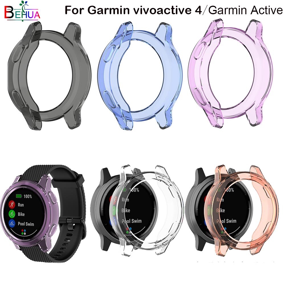 For Garmin vivoactive 4 / Garmin Active clear Protector Cover TPU