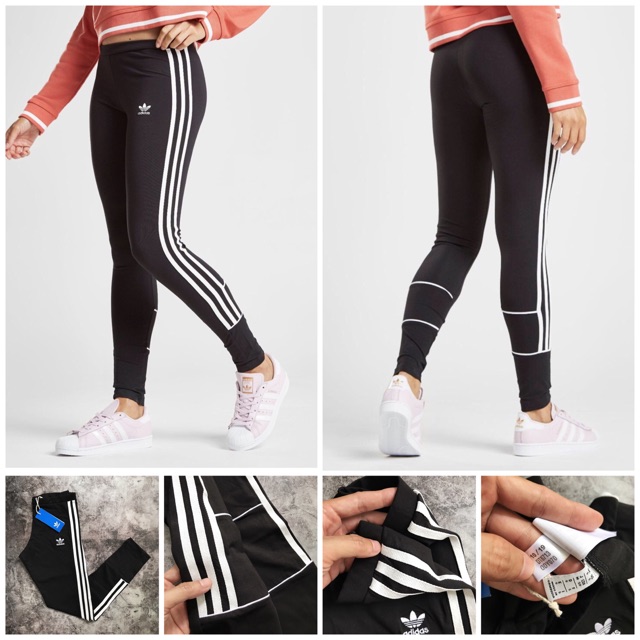 adidas 3 stripe leggings