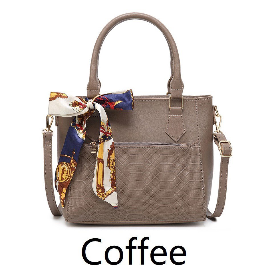 Korean Leather Sling Bag Shoulder Bag Scarf Shopee Philippines