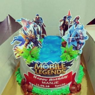 Mobile legends cake/cupcake topper | Shopee Philippines