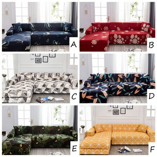 [2021 New Designs] Stretchable Sofa Cover 1/2/3/4 Seater Anti-Skid Slipcover I L shape Full Sofa Protector free gifts #2