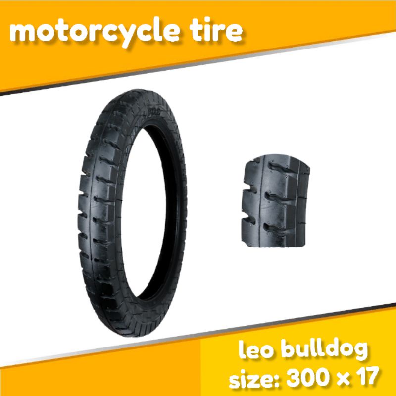 [New!] Leo Bulldog 300x17 Leo bulldog 3.0017 Motorcycle Tire Leo Tires