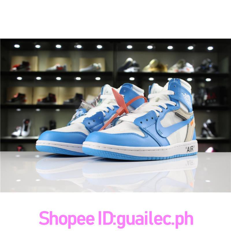 off white air jordan 1 powder blue