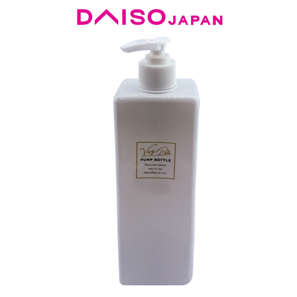 Daiso White Slim Pump Bottle Dispenser 500ml Shopee Philippines