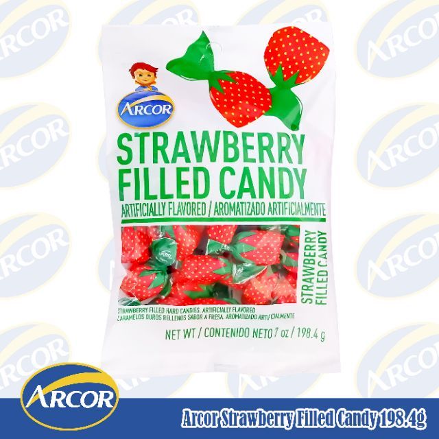 Arcor Strawberry Filled Candy 198 4g Shopee Philippines
