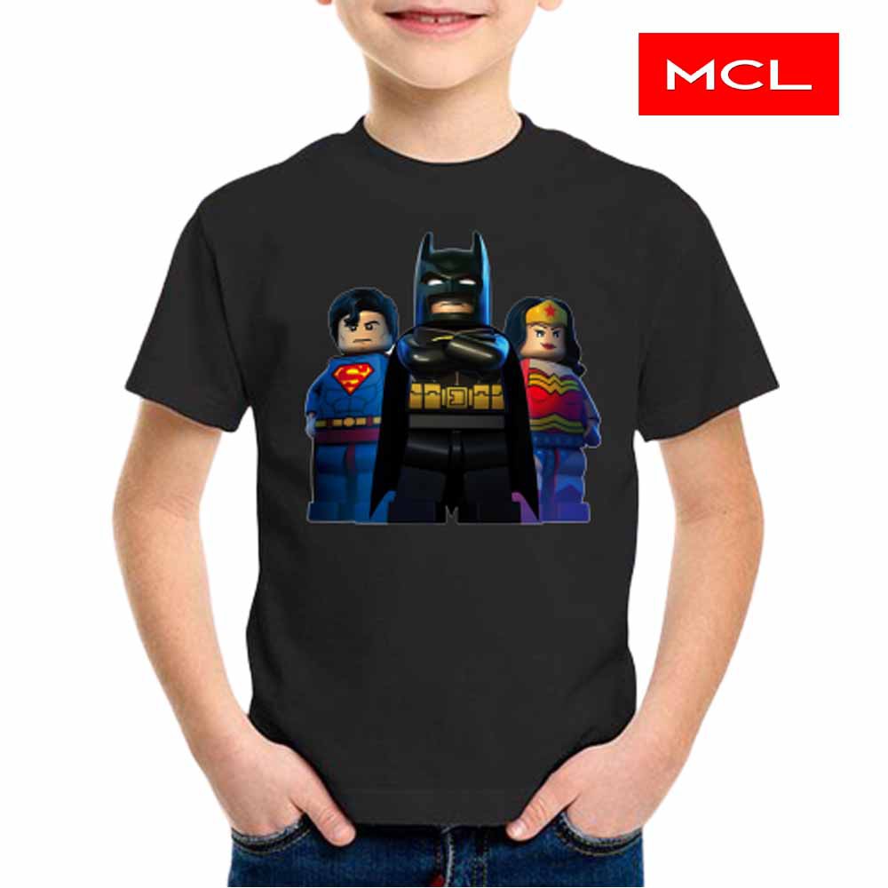 Trinity Shirt Batman Superman Wonderwoman Cute Cartoon Characters Kids T- shirt Cotton Tee Shirt | Shopee Philippines