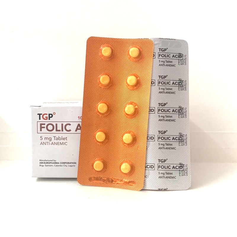 Generic Folic Acid 5mg Tablets FDA Approved Shopee Philippines   1afbc7d66dea85d477ee2f1c48ce8ee2