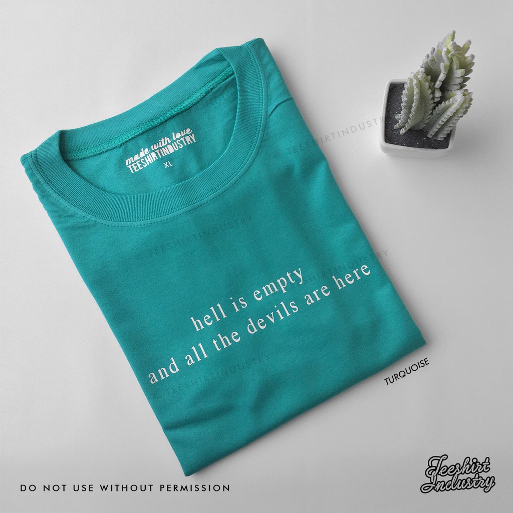 ●□Hell Is Empty And All The Devils Are Here - Aesthetic Tumblr Tee Shirt