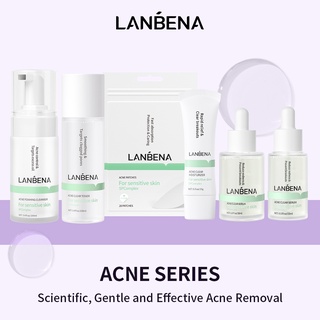 LANBENA Acne Clear Series Face Moisturizer Cleanser Toner Serum Acne Patch Anti-inflammation Repair Skin Oil Control Anti Acne Skincare