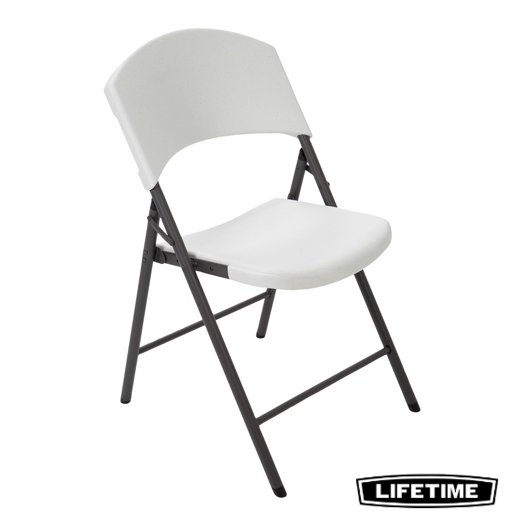 Lifetime Folding Chair - White | Shopee 