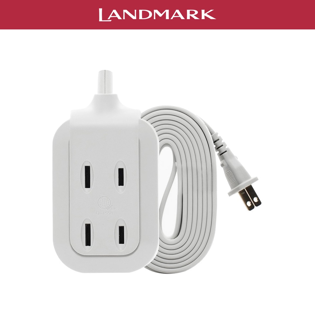 Omni Dual Portable Extension Cord Set of 3 Meter Wire 5x3" WDP303PK