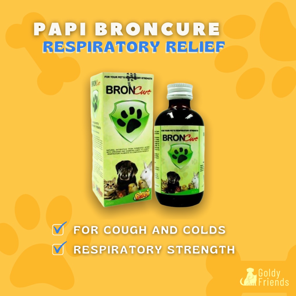 BRONCURE 60ml (For Cough & Colds / Respiratory Strength) | Shopee ...